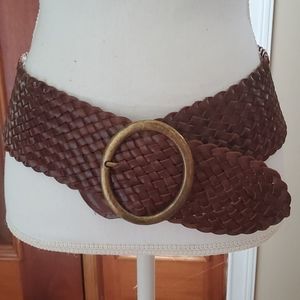 Wide Leather Belt